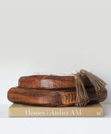 Ciotola grande in legno a mandorla