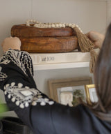 Ciotola grande in legno a mandorla