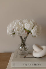 Bouquet peonie bianche