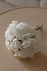 Bouquet peonie bianche