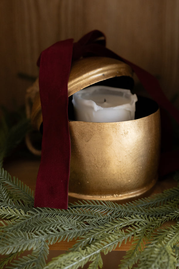 Portacandela Campanaccio oro