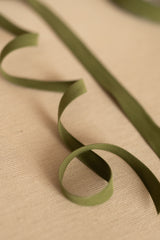2 Nastri in doppio velluto verde muschio