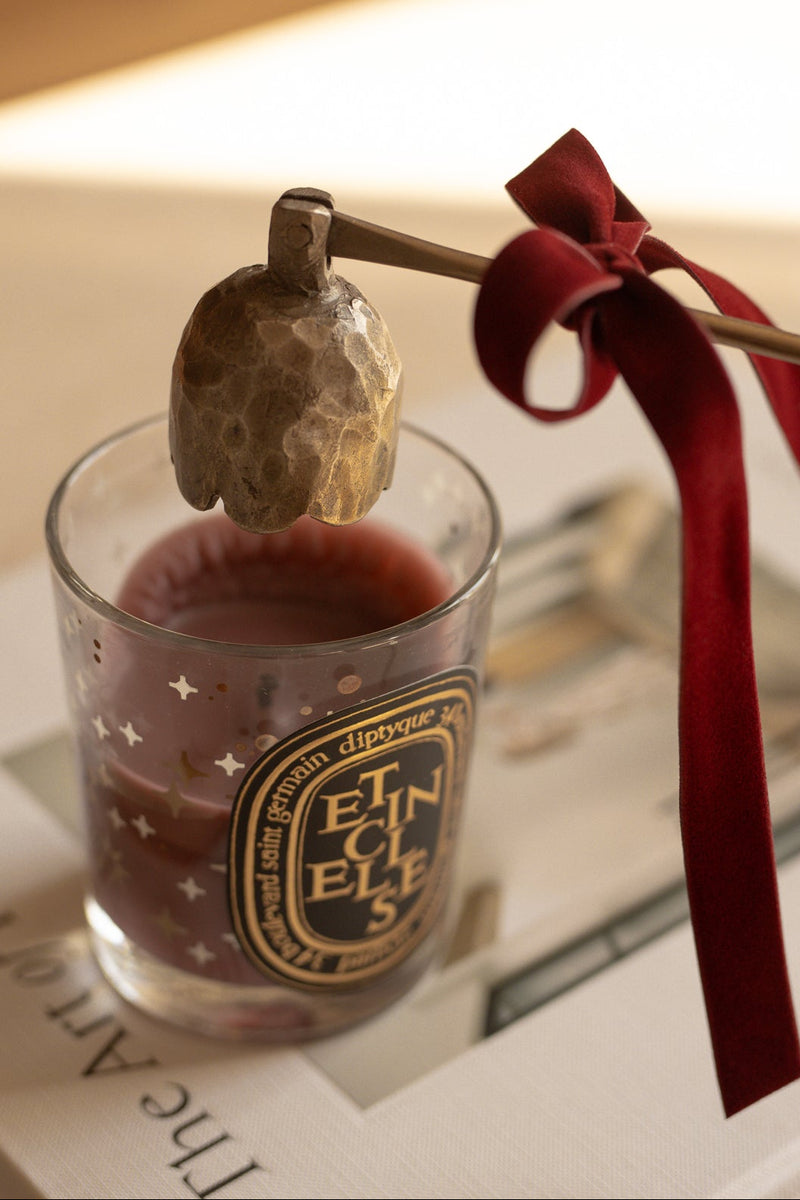 Spegnicandela oro brunito