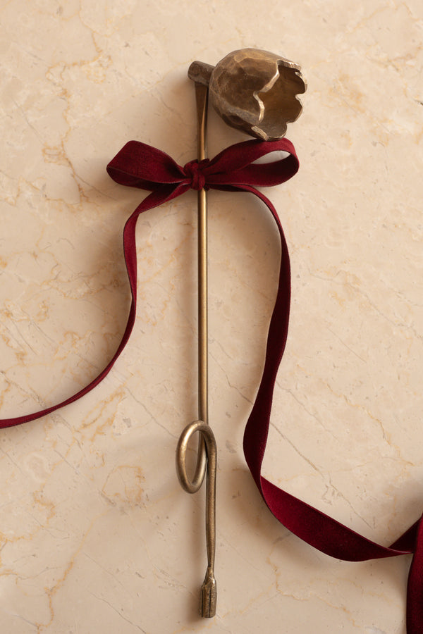 Spegnicandela oro brunito